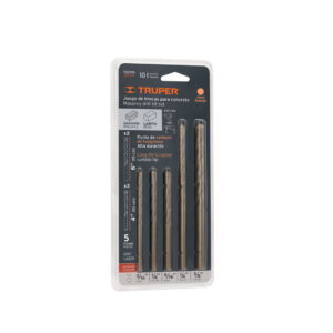 JUEGO DE 5 BROCAS PARA CONCRETO, TRUPER
